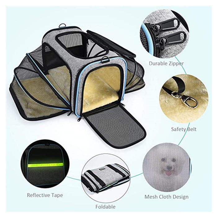 PawVoyage™ Expandable Pet Travel Carrier
